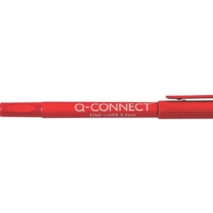 Fineliner Q-Connect 0,4 mm Rosso (conf.10)-0