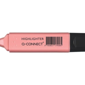 Evidenziatori Rosa Pastel Q-Connect 1,5-2 mm KF17958 (conf.10)-0