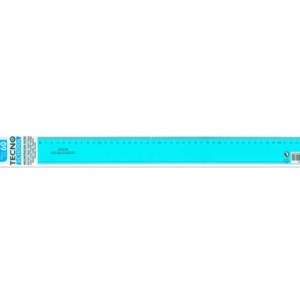Riga ARDA Tecnoschool polistirolo termoresistente Azzurro Trasparente 60cm 40060SS-0