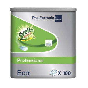 Detergente per lavastoviglie 3 in 1 Svelto ECO Professional Bianco - 100904028 (conf.100 pastiglie 20 g)-0