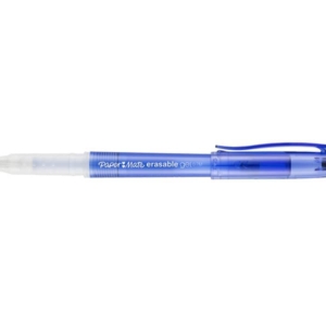 Penne gel cancellabili Paper Mate Erasable - M - 0,7 mm Blu (conf.12)-0