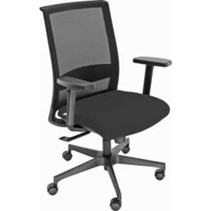 Sedia girevole ergonomica Unisit Nero VPN/BR/IN-0