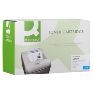 Toner Compatibile HP CE401A Ciano Q-Connect -0