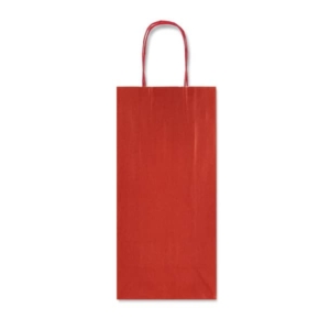 Sacchetto da regalo Rex-Sadoch Allegra tinta unita Dark 14x8,5x39 cm Rosso - SDF12-551 (conf.25)-0