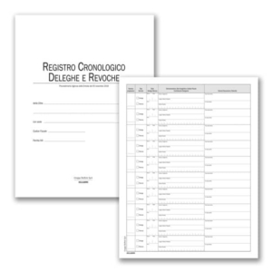 Deleghe e revoche Semper registro cronologico - 48 pagg. 351118DR0-0