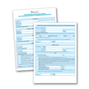 Fatturazione elettronica Semper conferimento/revoca delega servizi - modulo continuo - 851118FE0-0