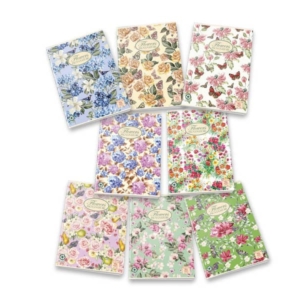 Quaderno a righe 1R PIGNA Maxi Nature Flowers A4 - 42 fogli - Assortito-0