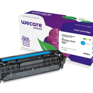 Toner Compatibile HP CC531A Ciano WECARE -0