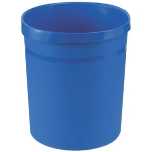 Cestino gettacarte GRIP 18L HAN in polipropilene con 2 impugnature - 18 litri - Blu 18190-14-0