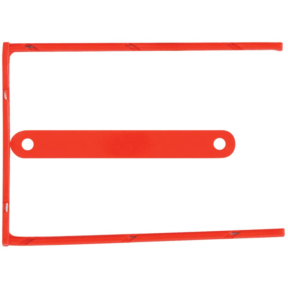 Clip fermafogli Q-Connect Rosso passo 8 cm (conf.100)-0 - Loveoffice