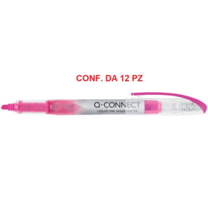 Evidenziatori a penna Rosa Q-Connect 1-4 mm KF00398 (conf.12)-0