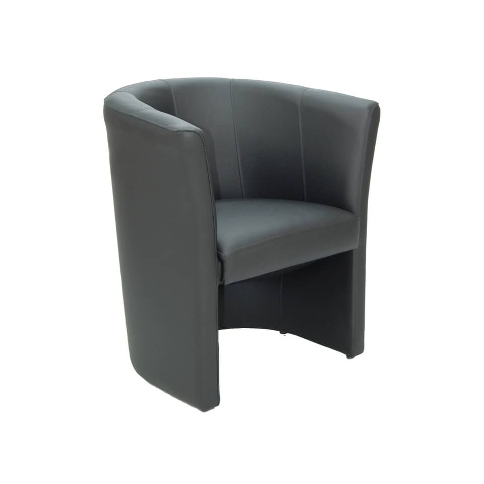 Divanetto 1 posto Unisit Monia Nero MO1/KN-0 - Loveoffice