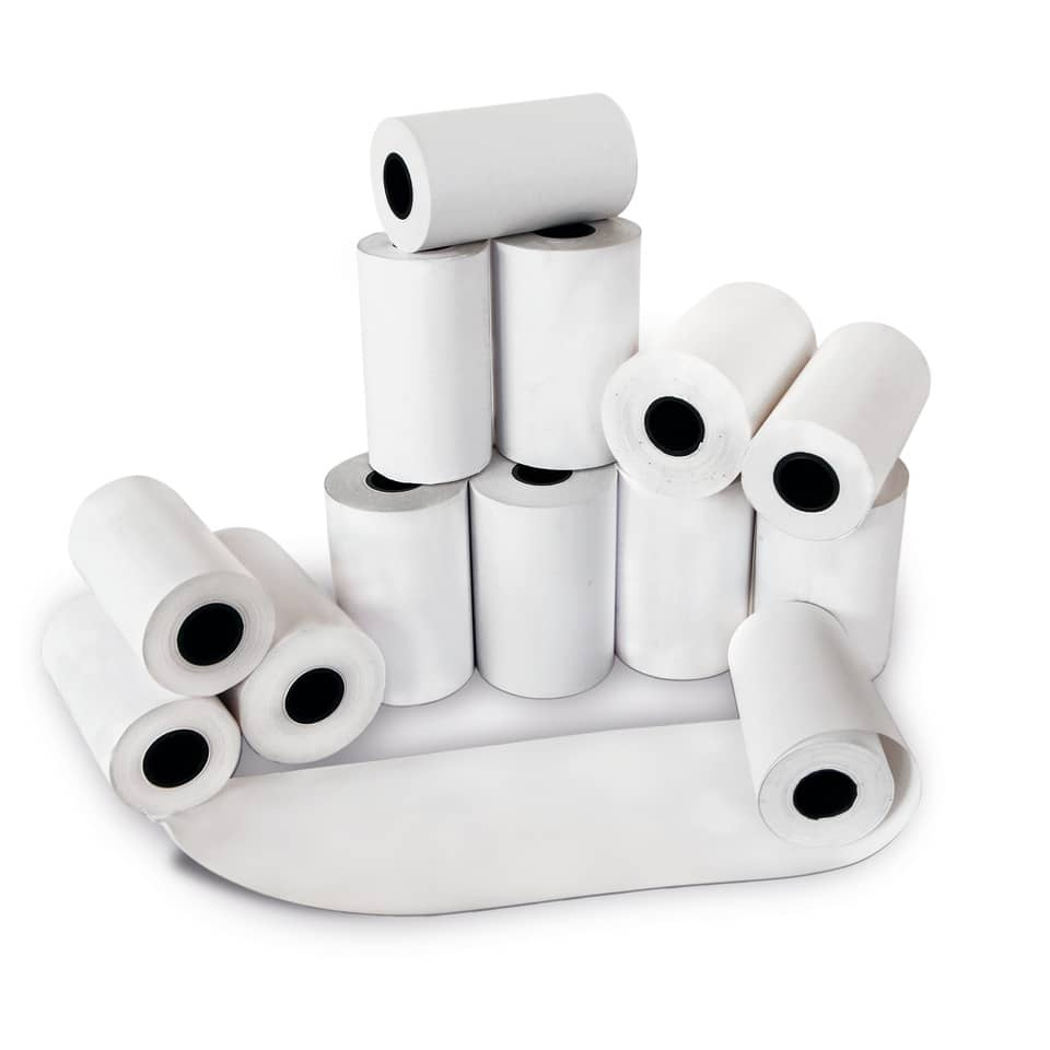Rotoli POS Rotolificio Pugliese Exclusive BPA FREE 57 mm x 15 m - 48 g/m² foro 12 mm (conf.10)-0 - Loveoffice