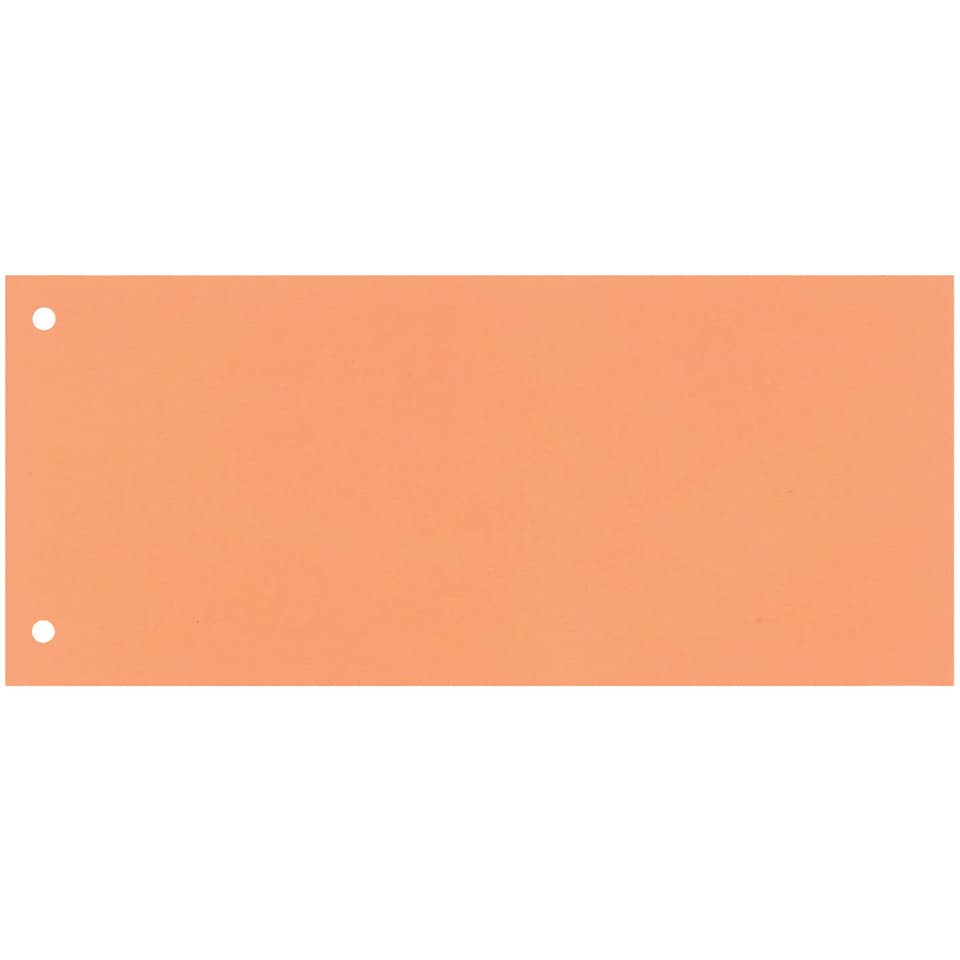 Separatore per archivio con due fori Q-Connect 24x10,5 cm 190 g/m² Arancio KF00519 (conf.100)-0 - Loveoffice