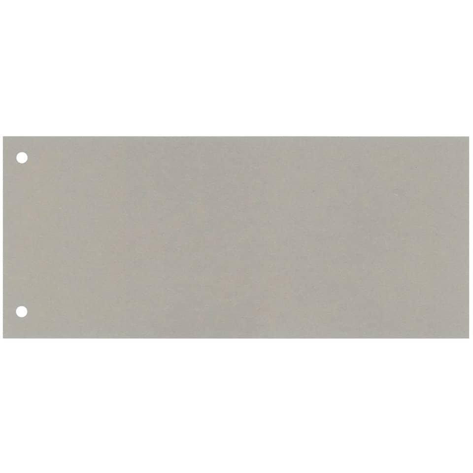 Separatore per archivio con due fori Q-Connect 24x10,5 cm 190 g/m² Grigio - KF00513 (conf.100)-0 - Loveoffice
