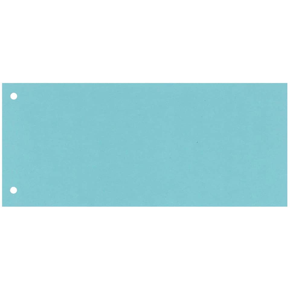 Separatore per archivio con due fori Q-Connect 24x10,5 cm 190 g/m² Blu - KF00512 (conf.100)-0 - Loveoffice