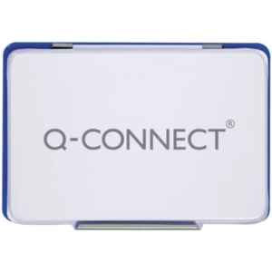 Cuscinetto per timbri Q-Connect 11x7 cm Blu KF25209-0