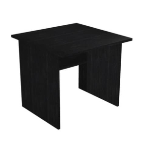 Scrivania da ufficio Nera venata Frassino Artexport linea Presto 80x80x72 cm fianchi melanimicospess. 22 mm-0