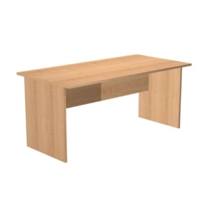Scrivania da ufficio color Faggio Artexport linea Presto 140x80x72 cm fianchi melanimicospess. 22 mm-0