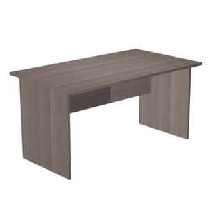 Scrivania da ufficio color Frassino toscano Artexport linea Presto 140x80x72 cm fianchi melanimicospess. 22 mm-0