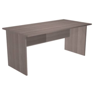 Scrivania da ufficio color Frassino toscano Artexport linea Presto 160x80x72 cm fianchi melanimicospess. 22 mm-0