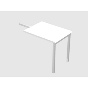 Allungo reversibile dx/sx per scrivania Artexport Presto Venere Plus 80x60x72,5 cm Bianco -0