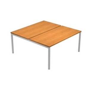 Scrivania condivisa 2 postazioni color Noce Artexport Presto Venere Plus 160x164x72,5 cm-0