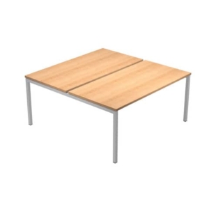 Scrivania condivisa 2 postazioni color Faggio Artexport Presto Venere Plus 180x164x72,5 cm-0