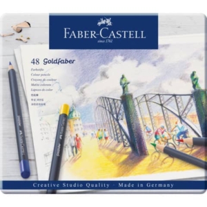 Matite colorate permanenti Goldfaber Faber-Castell 48 colori -114748 (conf.48)-0