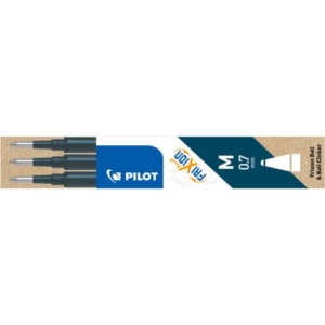 Refill sfera Pilot Frixion Ball e Clicker 0,7 mm - Blu scuro 6616 (Set 3)-0