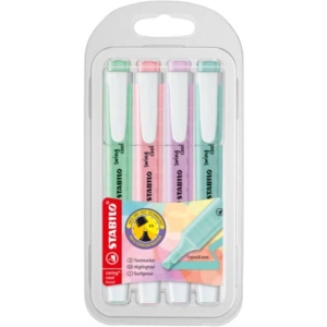 Evidenziatori Stabilo Swing® Cool Pastel 1-4 mm Assortito - 275/4-08 (conf.4)-0