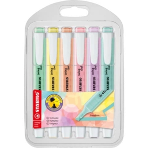 Evidenziatori Stabilo Swing® Cool Pastel 1-4 mm Assortito - 275/6-08 (conf.6)-0
