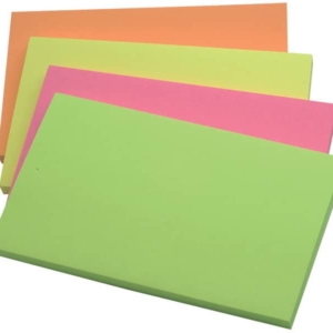 Foglietti riposizionabili Q-Connect 70 g/m² colori intensi 76x127 mm - KF01350 (12 blocchetti da 100 fogli)-0