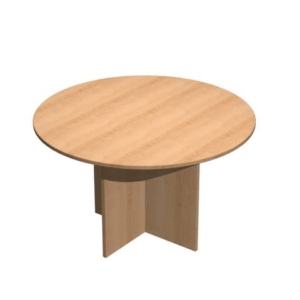 Tavolo riunione rotondo Artexport Presto 120x72h cm Faggio 60121/6-0