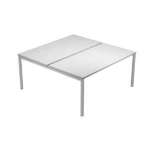 Scrivania condivisa 2 postazioni Grigia Artexport Presto Venere Plus 160x164x72,5 cm-0