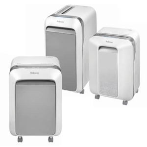 Distruggidocumenti P5 uso moderato Fellowes LX201 Bianco - 2x12mm - 22 litri-0