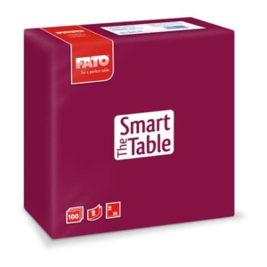 Tovaglioli Fato The Smart Table 38x38 cm Bordeaux - 82140800 (conf.100)-0