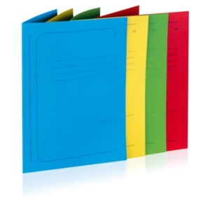 Cartelline a 3 lembi Brefiocart VIP 25x35 cm Azzurro (conf.20)-0