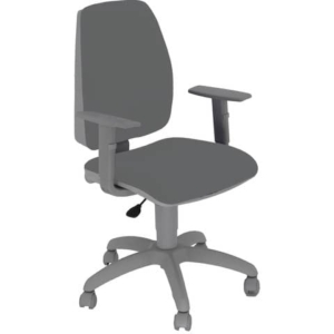 Sedia girevole con braccioli Grigio scuro - Unisit Jupiter Eco smart - polipropilene - JUBRG/ET-0