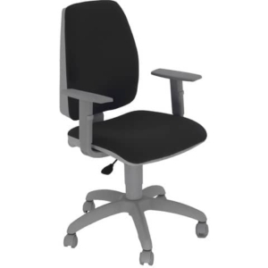 Sedia girevole con braccioli Nera - Unisit Jupiter Eco smart - polipropilene - JUBRG/EN-0