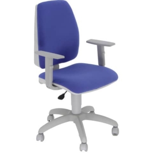 Sedia girevole con braccioli Blu - Unisit Jupiter Eco smart - rivestimento ignifugo - JUBRG/IB-0