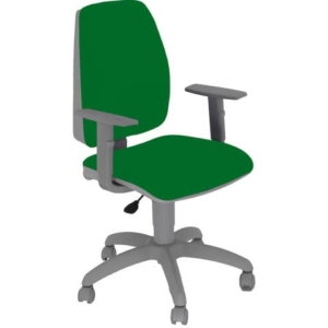 Sedia girevole con braccioli Verde - Unisit Jupiter Eco smart - polipropilene - JUBRG/EV-0