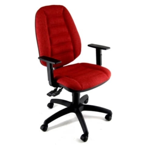 Sedia girevole Operativa Eco Smart Schienale regolabile in altezza Unisit Rosso - CRSY/IR-0