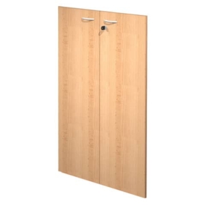 Coppia ante con serratura Artexport in melaminico per mobile medio Presto 80x115 cm Faggio - 60069/M/6-0