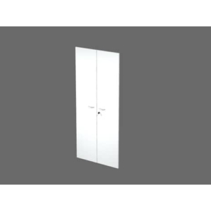 Coppia ante con serratura Artexport in melaminico per mobile alto Presto 80x175 cm Bianco - 60075/M/3-0