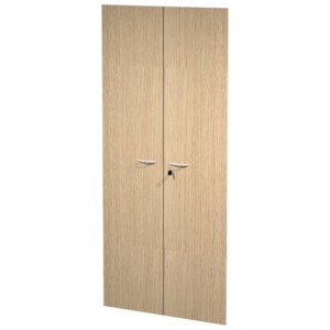 Coppia ante con serratura Artexport in melaminico per mobile alto Presto 80x175 cm Rovere - 60075/M/C-0