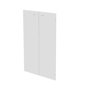 Coppia ante senza serratura Artexport vetro satinato 115h 70069/G-0