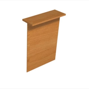 Sopralzo reception Artexport Presto lineare 80x30x115h Noce chiaro RB/80/4-0