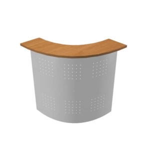 Sopralzo reception Artexport Presto angolare 96,5x96,5x115h cm Noce chiaro BA / 4-0