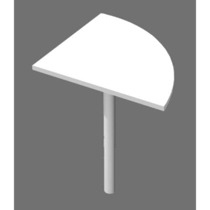 Raccordo angolare 90° Artexport Flex con supporto Bianco -0